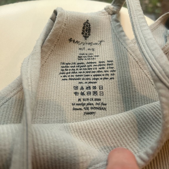 Free people happiness bodysuit m/l ribbed gray/sage - Picture 13 of 15